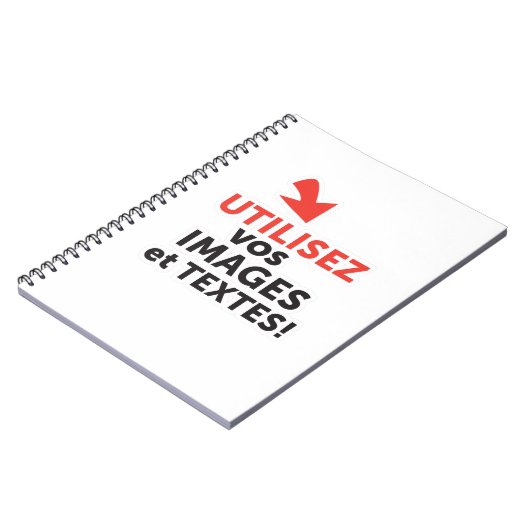 Imprimer vos designs en ligne DIY en Français Notizblock (Linke Seite)