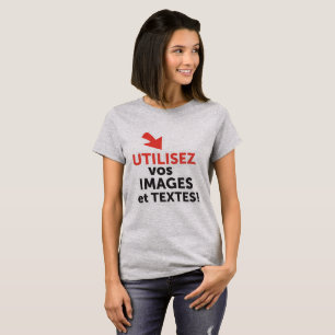 Imprimer vos designs en ligne DIY en Français T-Shirt