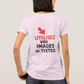 Imprimer vos designs en ligne DIY en Français T-Shirt (Rückseite)