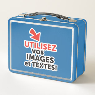 Imprimer vos designs en ligne DIY Français Metall Brotdose