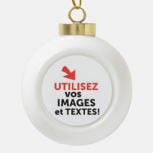 Imprimer vos konzepts en ligne en français keramik Kugel-Ornament