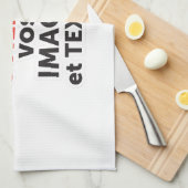 Imprimer vos konzepts en ligne en français küchentuch (Viertel Falte)