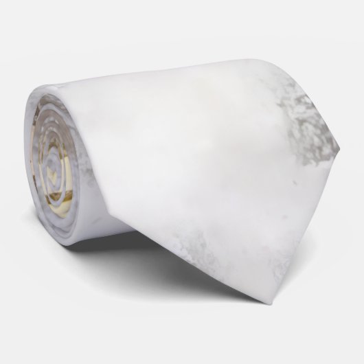 imprinted leaves krawatte (Gerollt)