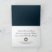 Imprintierte Weihnachtskarte für religiöse Unterne Feiertagskarte (Innenseite)