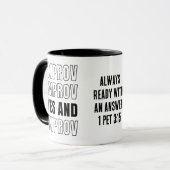 IMPROV JA und individuell anpassbare Improvisation Tasse (Vorderseite Links)