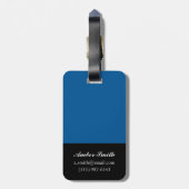 Improvisation, 1914 gepäckanhänger (Rückseite vertikal)