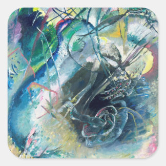 Improvisation, 1914 quadratischer aufkleber