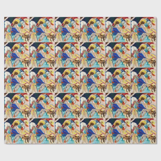Improvisation 30 (Cannons) by Wassily Kandinsky Geschenkpapier (Flach)
