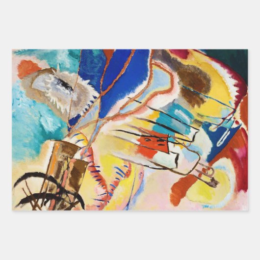 Improvisation 30 (Cannons) by Wassily Kandinsky Geschenkpapier Set (Vorderseite 2)