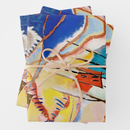 Improvisation 30 (Cannons) by Wassily Kandinsky Geschenkpapier Set (Beispiel)