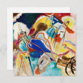 Improvisation 30 (Cannons) von Wassily Kandinsky Einladung (Vorne/Hinten)