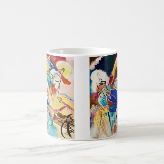 Improvisation 30 (Cannons) von Wassily Kandinsky Kaffeetasse (Mittel)