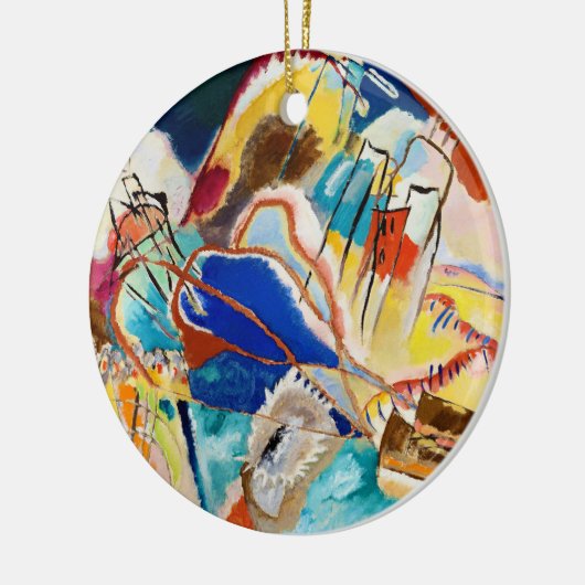 Improvisation 30 (Cannons) von Wassily Kandinsky Keramik Ornament (Links)