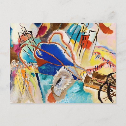 Improvisation 30 (Cannons) von Wassily Kandinsky Postkarte (Vorderseite)