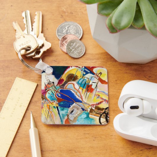 Improvisation 30 (Cannons) von Wassily Kandinsky Schlüsselanhänger (Schreibtisch)