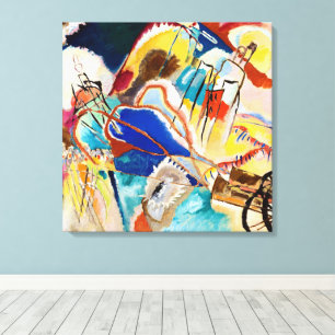 Improvisation 30 (Kanonen) von Wassily Kandinsky Leinwanddruck