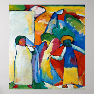 Improvisation 6 (afrikanisch), Kandinsky 1909 Poster