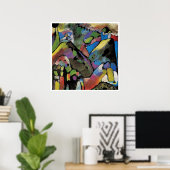 Improvisation 9, abstract art by Wassily Kandinsky Poster (Heimbüro)