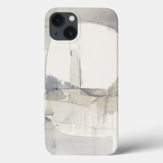 Improvisation I Grau Abstrakt Print Case-Mate iPhone Hülle (Rückseite)