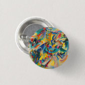 Improvisation Klamm von Kandinsky Button (Vorne & Hinten)