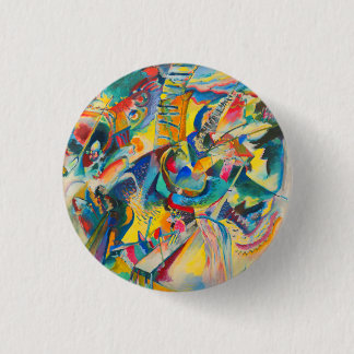 Improvisation Klamm von Kandinsky Button