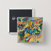 Improvisation Klamm von Wassily Kandinsky Button (Vorne & Hinten)