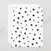 Improvisation Polka Punkte. (Vorne/Hinten)