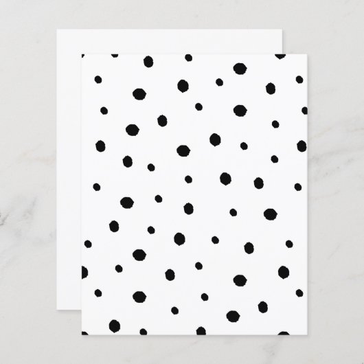 Improvisation Polka Punkte. (Vorne/Hinten)