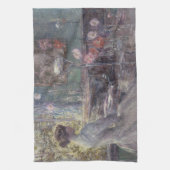 Improvisation von Frederick Childe Hassam Geschirrtuch (Vertikal)