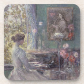 Improvisation von Frederick Childe Hassam Getränkeuntersetzer (Vorderseite)