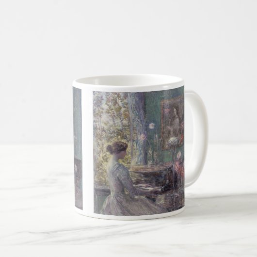 Improvisation von Frederick Childe Hassam Kaffeetasse (VorderseiteRechts)
