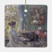 Improvisation von Frederick Childe Hassam Keramikornament (Rückseite)