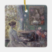 Improvisation von Frederick Childe Hassam Keramikornament (Vorderseite)