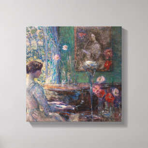 Improvisation von Frederick Childe Hassam Leinwanddruck