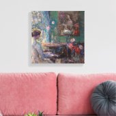 Improvisation von Frederick Childe Hassam Leinwanddruck (Insitu (Wohnzimmer))