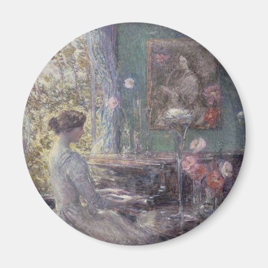 Improvisation von Frederick Childe Hassam Magnet (Vorne)