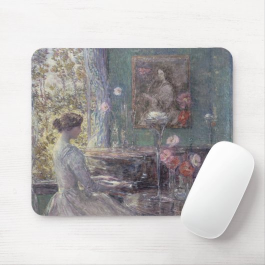 Improvisation von Frederick Childe Hassam Mousepad (Mit Mouse)