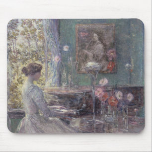Improvisation von Frederick Childe Hassam Mousepad