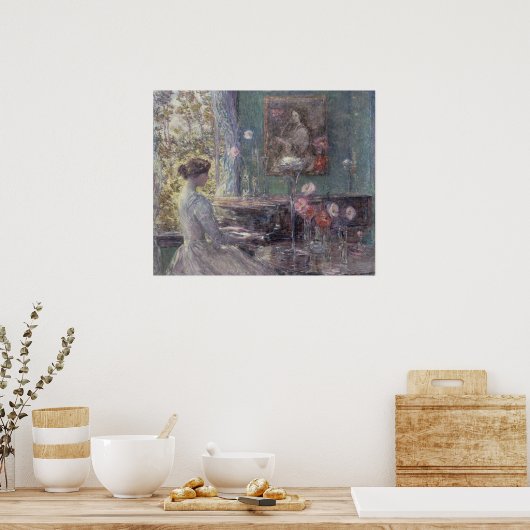 Improvisation von Frederick Childe Hassam Poster (Küche)