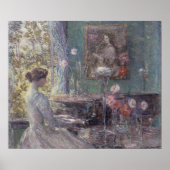 Improvisation von Frederick Childe Hassam Poster (Vorne)