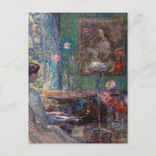 Improvisation von Frederick Childe Hassam Postkarte