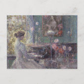 Improvisation von Frederick Childe Hassam Postkarte (Vorderseite)