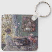 Improvisation von Frederick Childe Hassam Schlüsselanhänger (Rückseite)