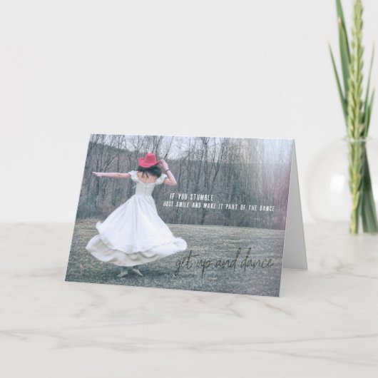 IMPROVISE Grußkarte Dankeskarte (Vorderseite)