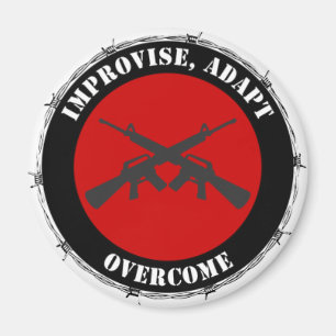 Improvisieren Sie, passen Sie an, überwinden Sie Magnet