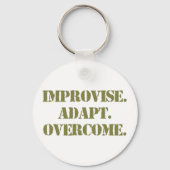 improvisieren überwinden schlüsselanhänger (Vorderseite)