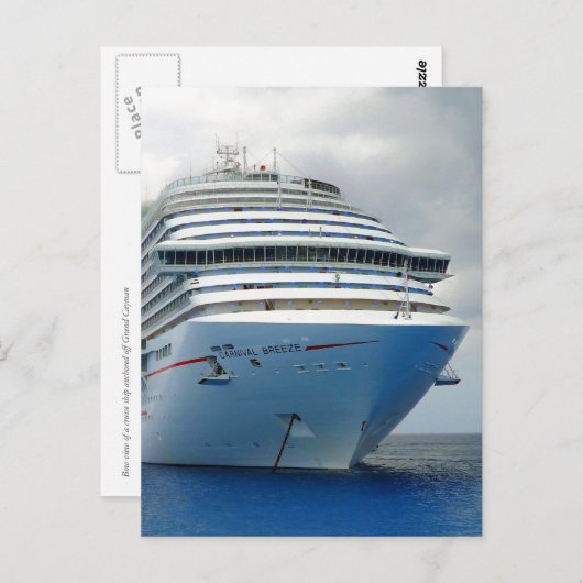 Improvisierter Bow Postkarte (Vorne/Hinten)