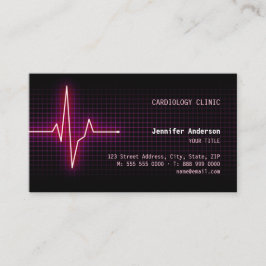 Impuls-Herzschlag-Kardiologie-Visitenkarte Visitenkarte