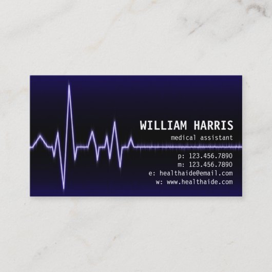 Impuls-Meter - Blau Visitenkarte (Vorderseite)