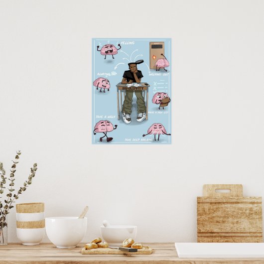 Impulse-Kontrolle (Matte) Poster (Küche)